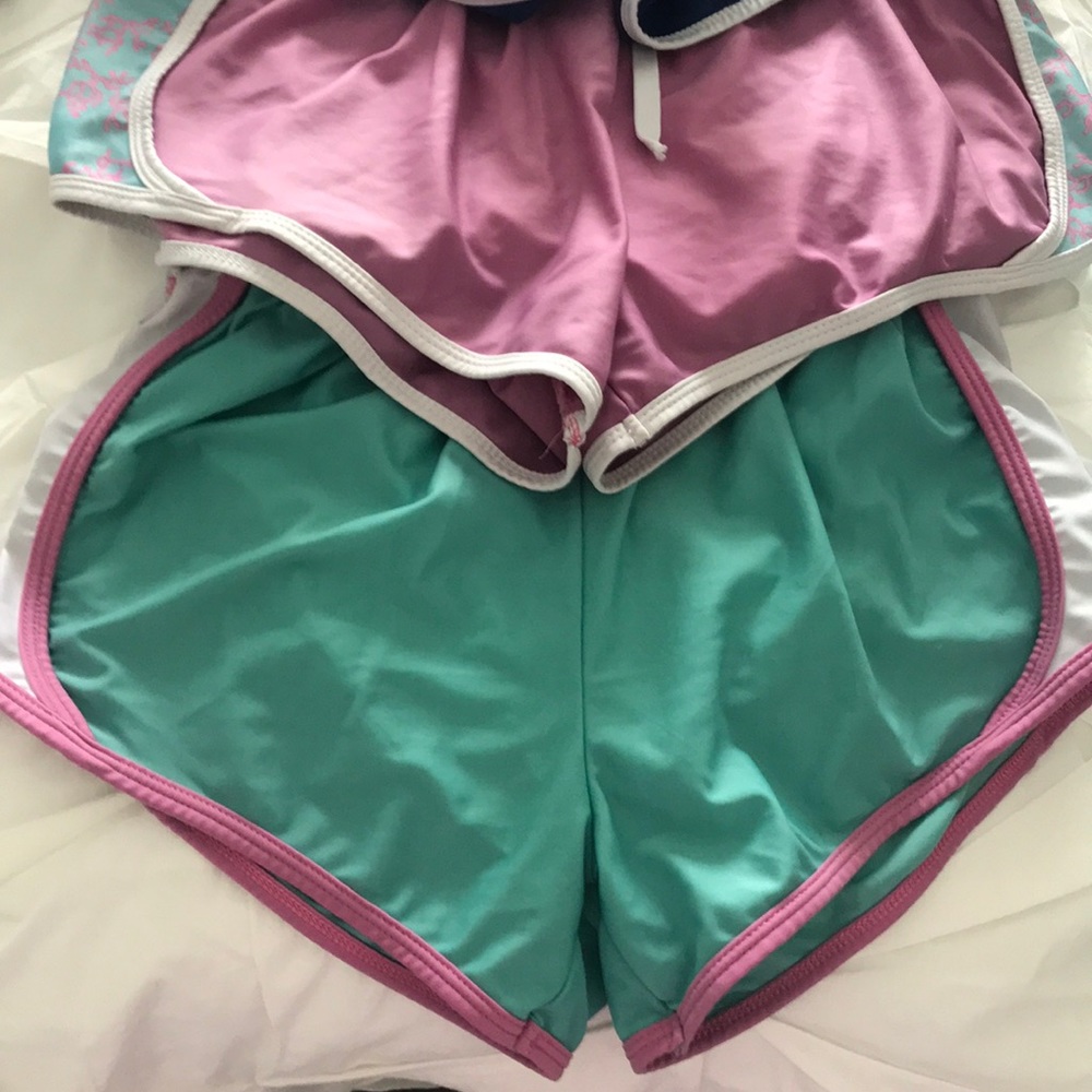 3 pairs of Lilly Pulitzer inspired sporty shorts!